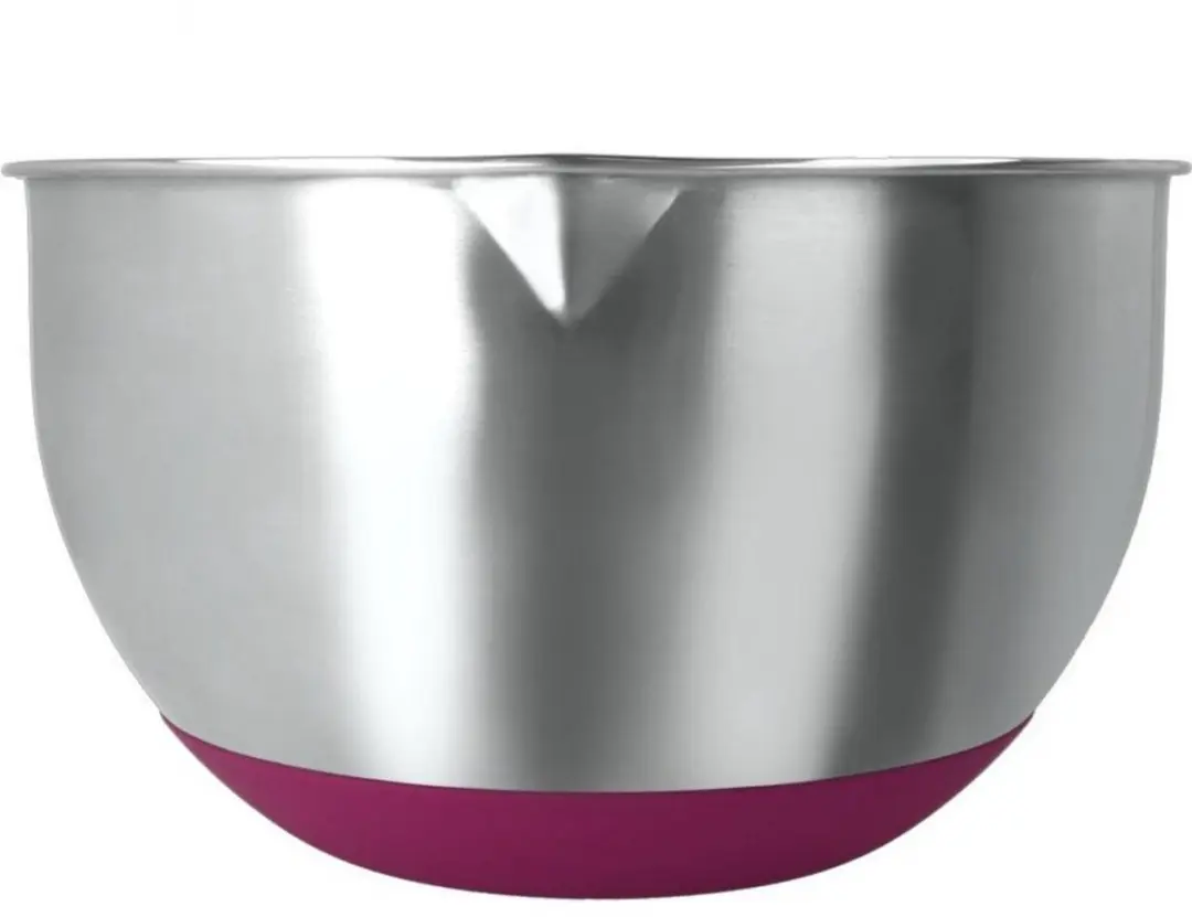 Metaltex Mengkom 4,6L - 24x13cm - Roestvrijstaal - o.a. Zilvergrijs/Paars