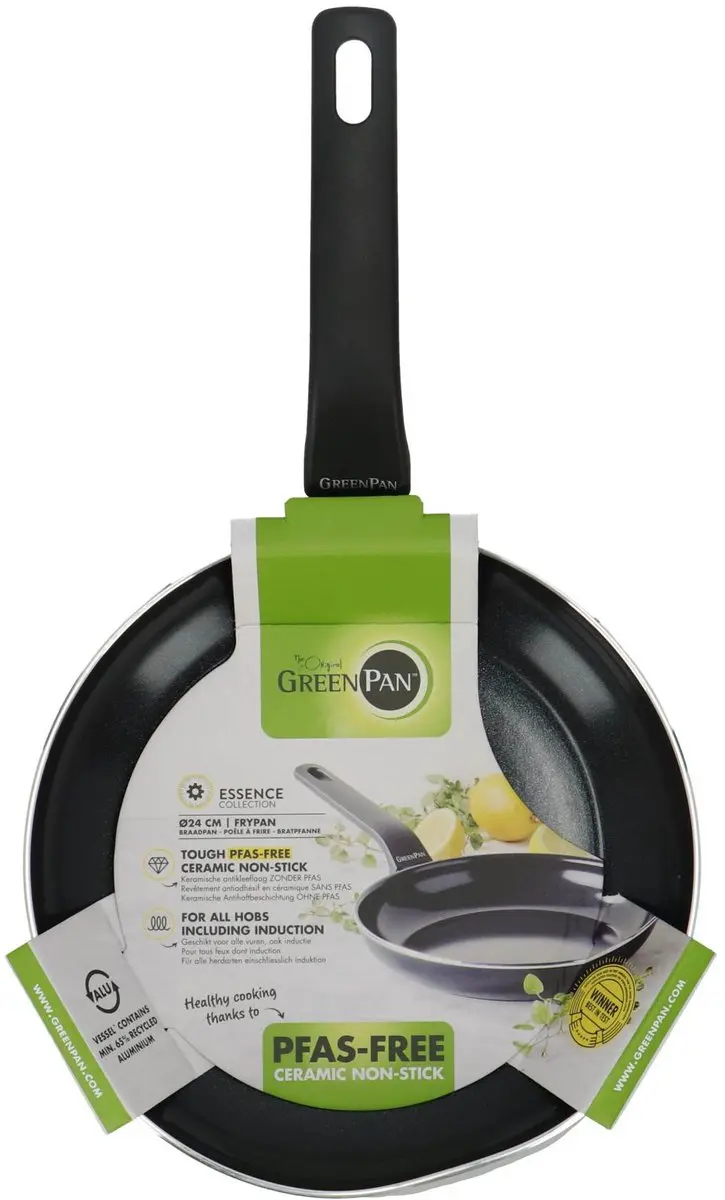 GreenPan Essence Koekenpan 24cm - PFAS-vrij - Zwart