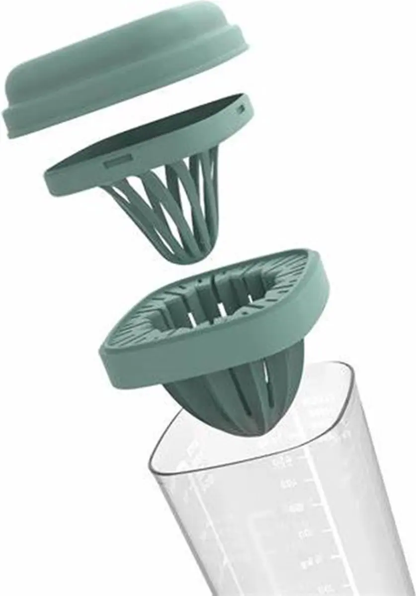 Rotho LOFT Shaker 1L - Citruspers - Mistletoe Groen/Transparant