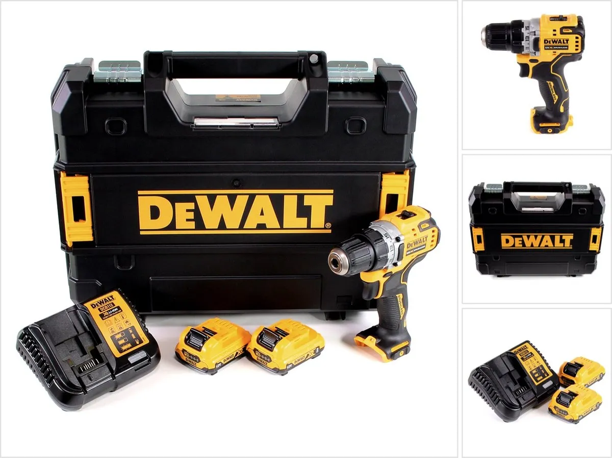 DeWALT DCD701D2 Compacte accu schroefboormachine 12V XR 2.0Ah in TSTAK