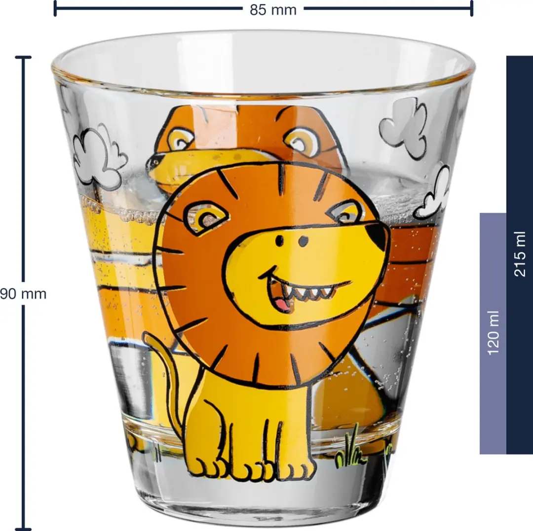 Leonardo Bambini Drinkset Leeuw - 3-delig - Geel