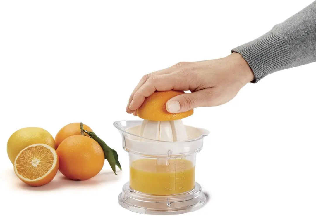 Metaltex Citrus 2+1 Citruspers 252005 - Wit/Transparant