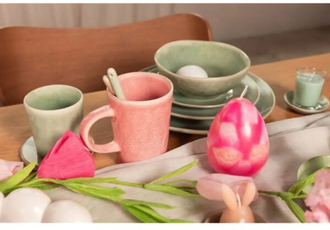 Home Society Mok Sofie Roze - 250ml - 4 Stuks
