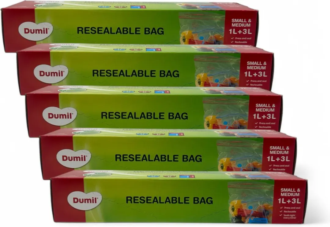 Dumil Diepvrieszakjes 50 Stuks (25x1L + 25x3L)