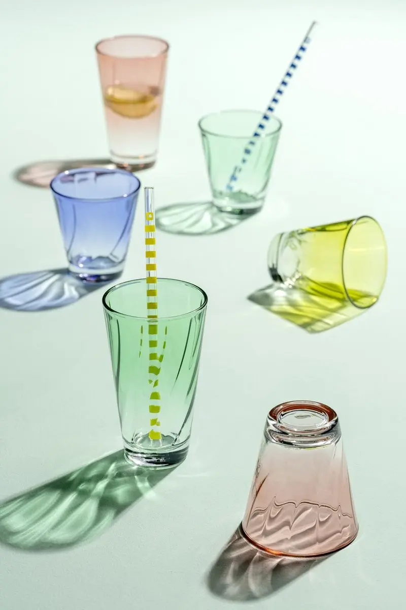 Leonardo Twist Drinkglas 215ml - Rood - 4 Stuks