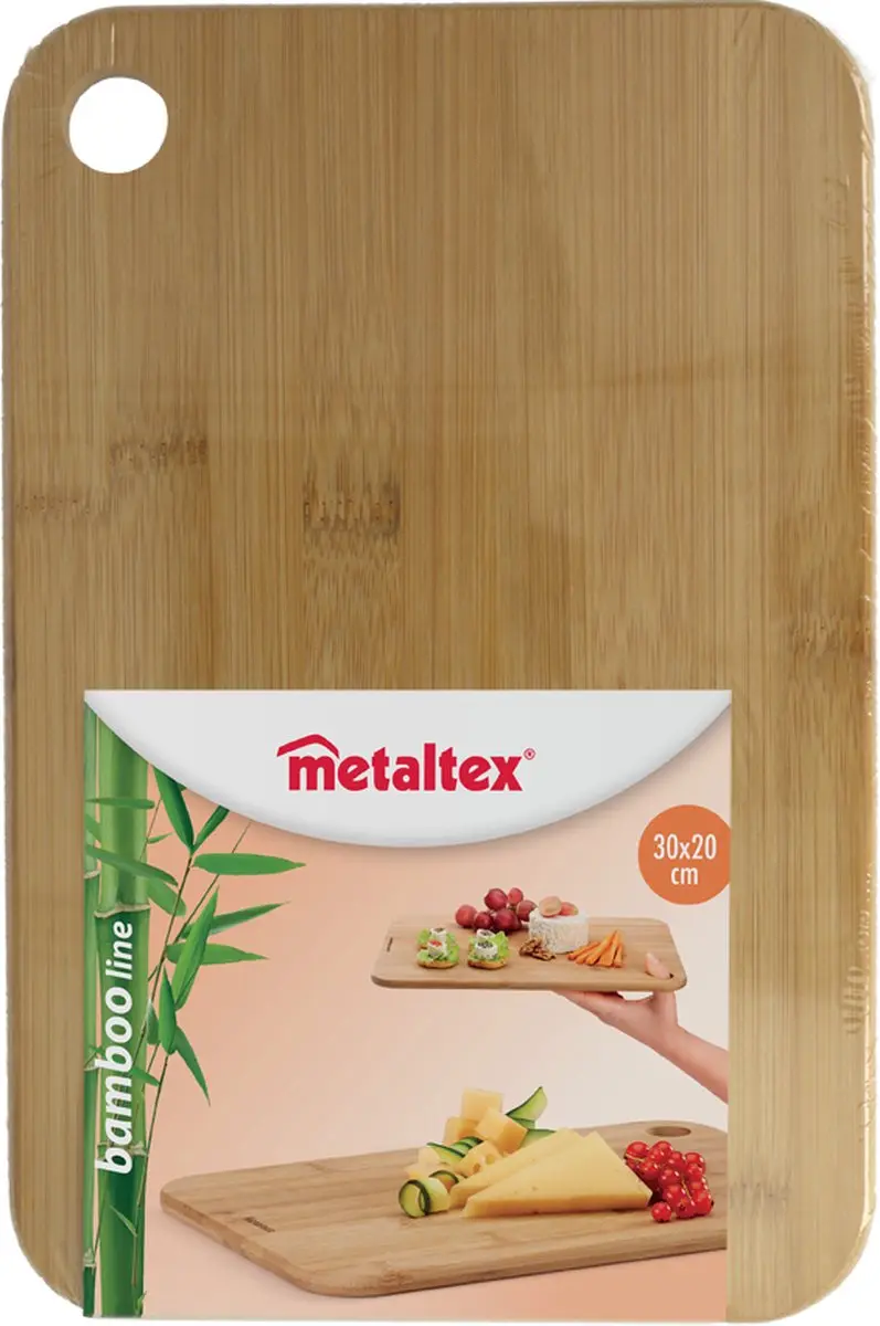 Metaltex Bamboe Snijplanken Set - 6 Stuks 30x20cm