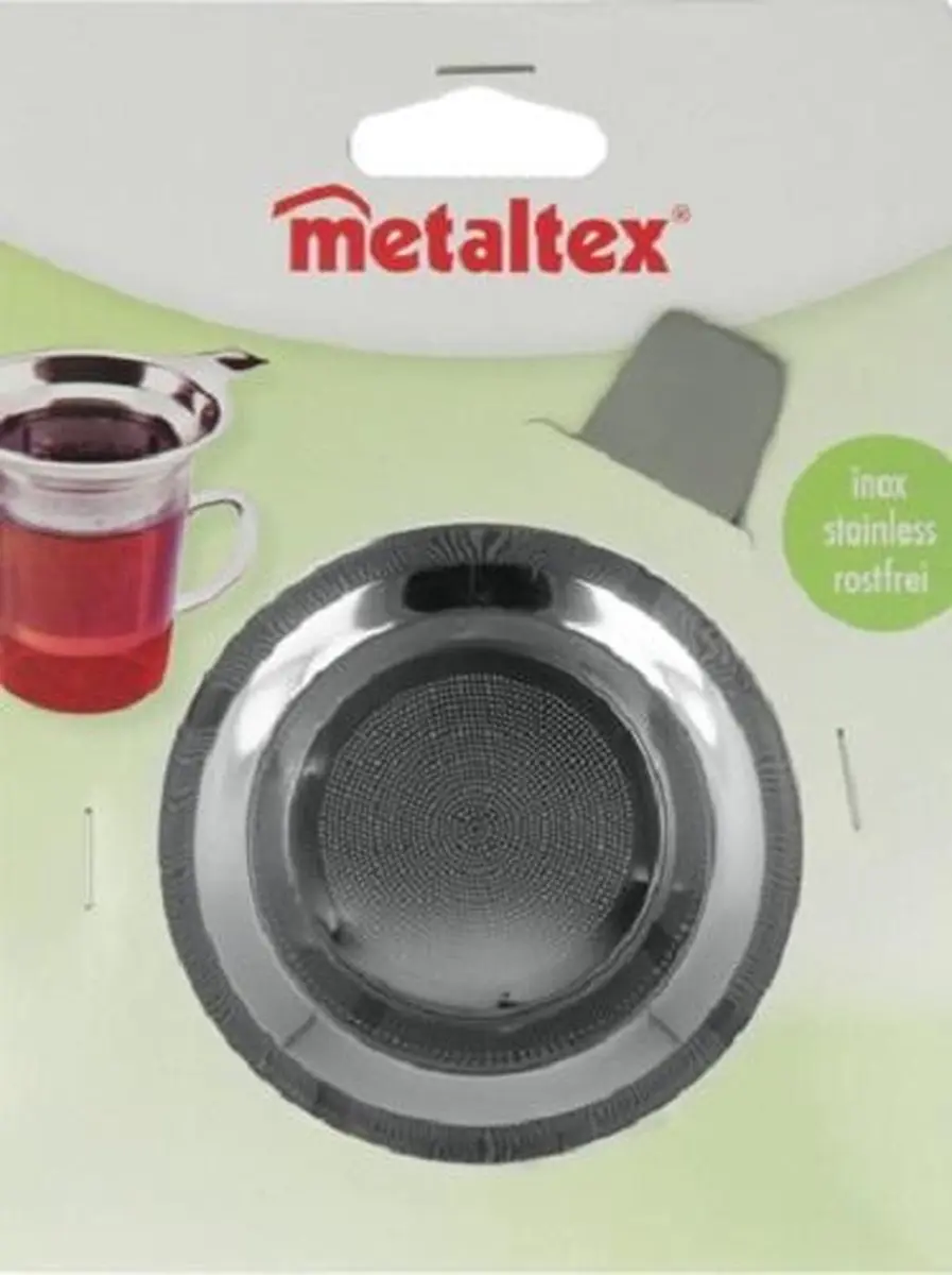 Metaltex Theefilter en -zeef 253835 - Zilver