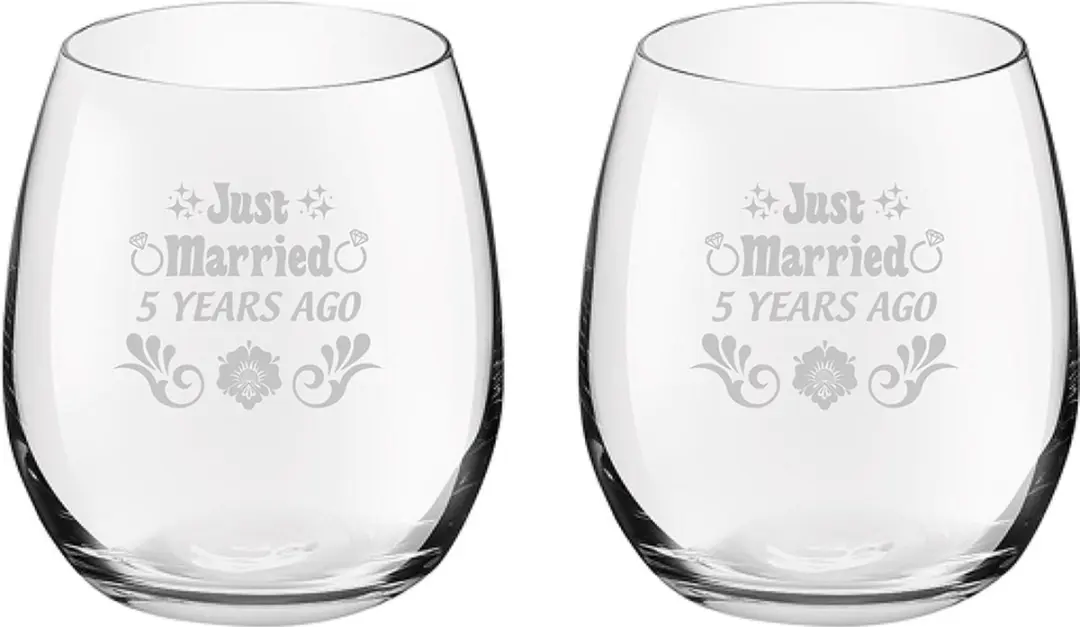 Royal Leerdam Just Married Drinkglazen 39cl
