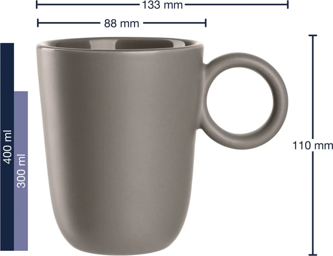 Leonardo Roma Serviesset 6-delig - Taupe