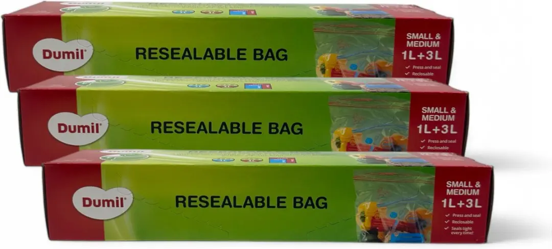Dumil Diepvrieszakjes 50 Stuks (25x1L + 25x3L)