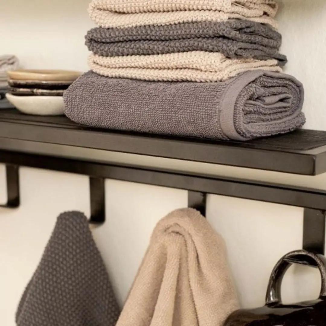 Home Society Keukendoek Grijs - 2 Stuks
