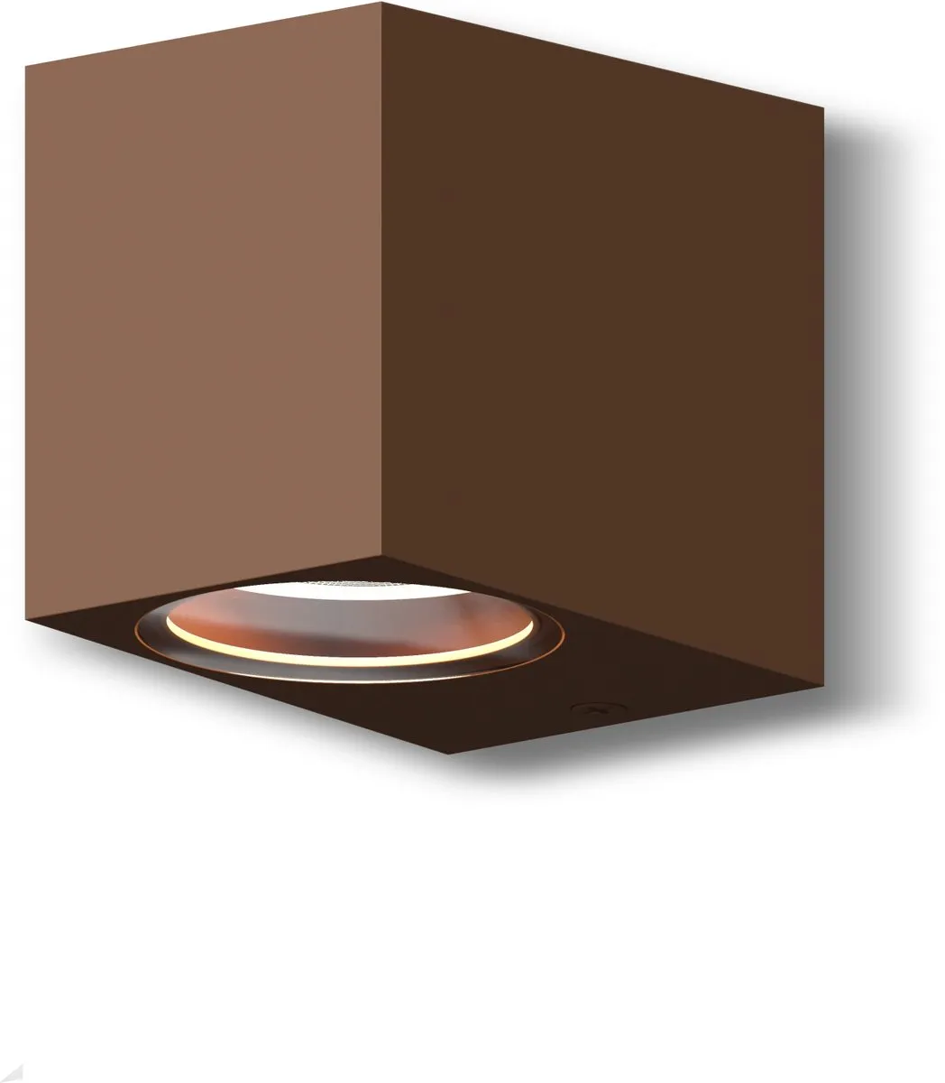 Calex Sanremo Wandlamp GU10 IP54 Roest - 4 Stuks