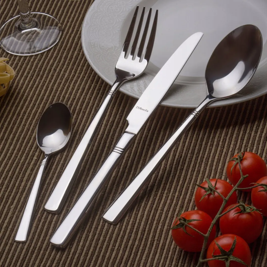 Amefa Dakota 65-delig Bestekset - 12 Personen - Zilver