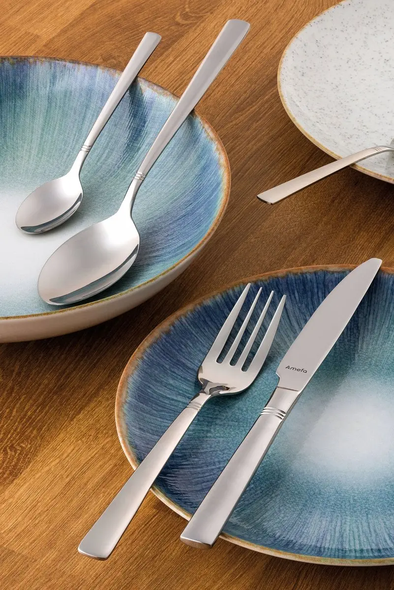Amefa Dakota 65-delig Bestekset - 12 Personen - Zilver