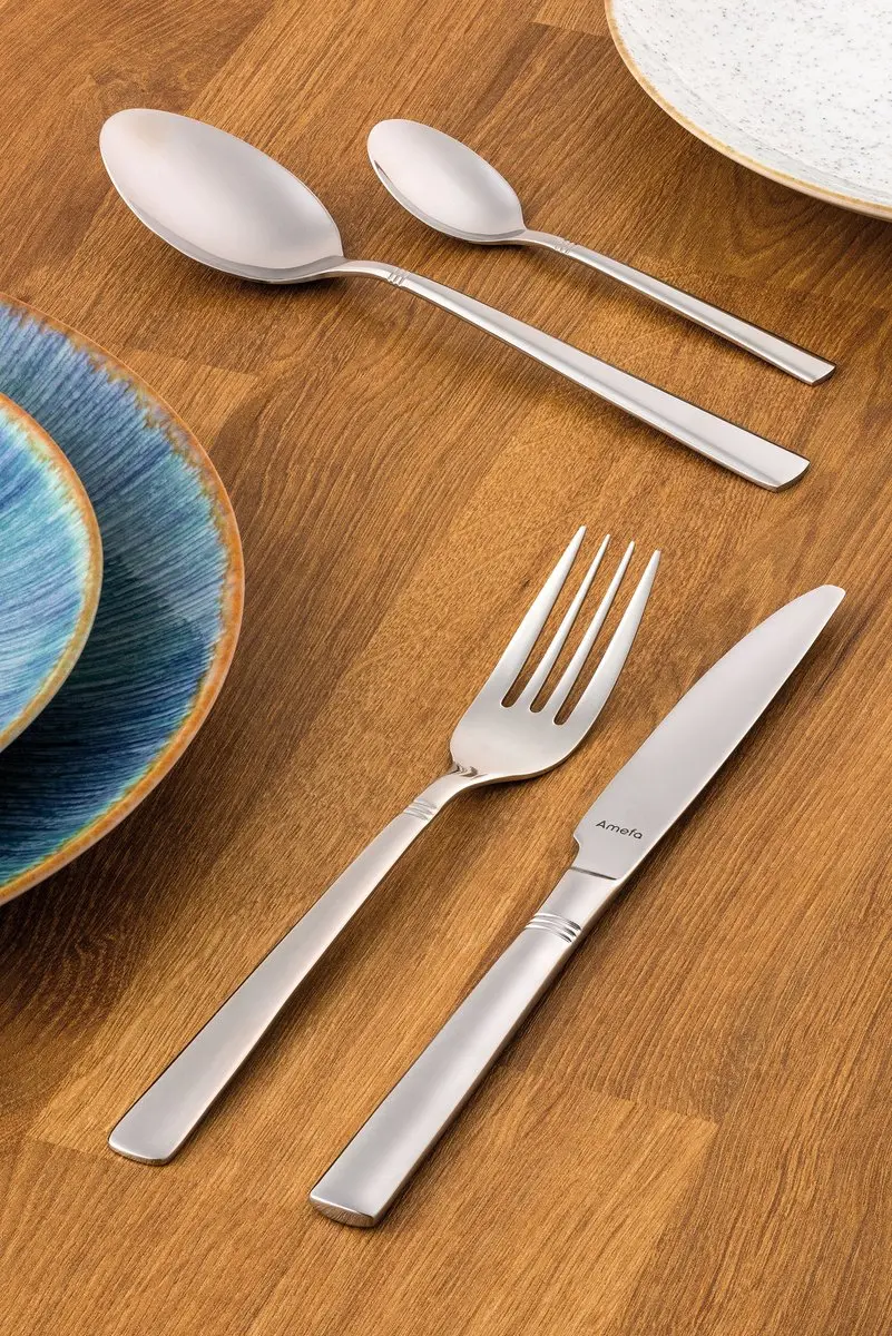 Amefa Dakota 65-delig Bestekset - 12 Personen - Zilver