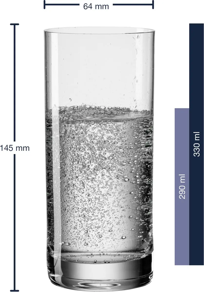 Leonardo EASY+ Glas 330ml - 6 Stuks