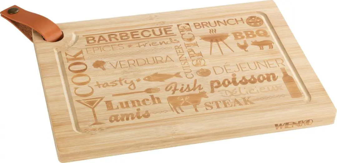 Wenko Snijplank Steak Bamboe 33x23cm