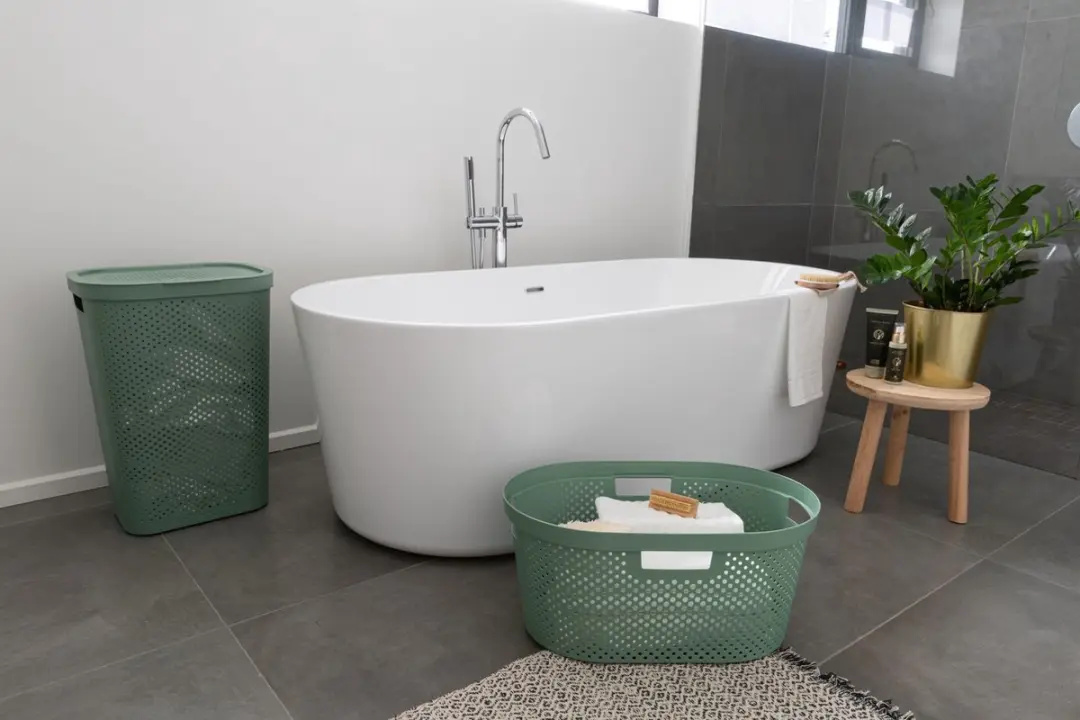 Curver Infinity Recycled Dots Wasmand 40L - Groen