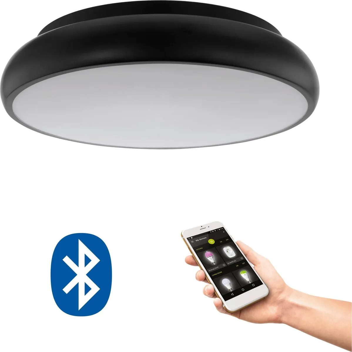 Eglo Riodeva-C Slimme Plafondverlichting Bluetooth