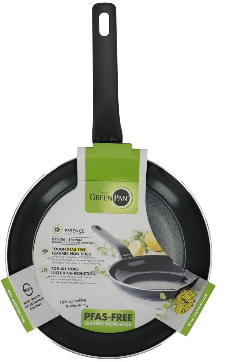 GreenPan Essence Koekenpan 26cm - PFAS-vrij - Zwart
