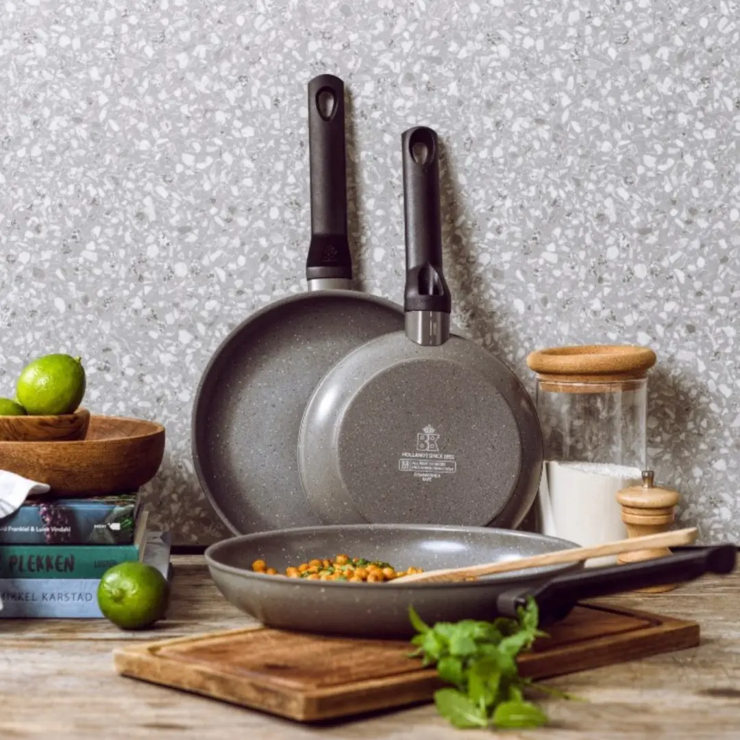 BK Granite Ceramic Koekenpan 28cm - Grijs