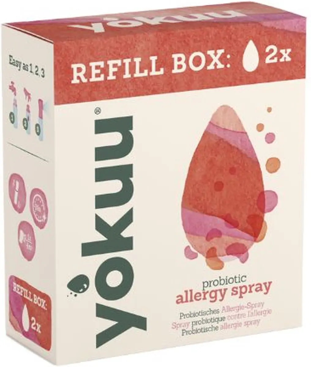 Yokuu Allergiespray Navulling 250 Behandelingen - 2 Stuks