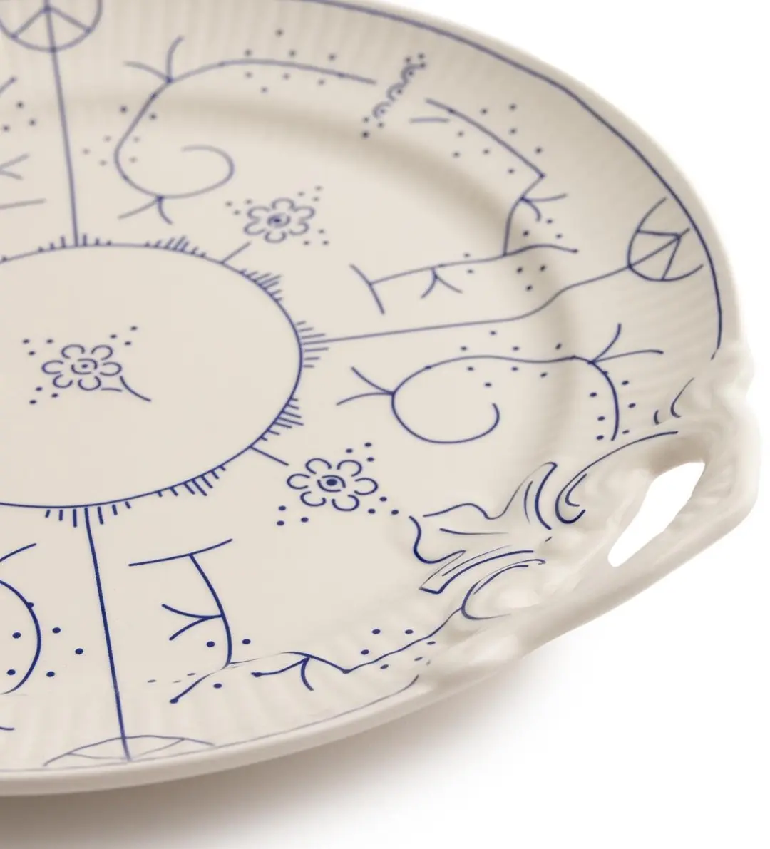 Royal Boch Copenhague Cake Schaal Ø27cm - Wit