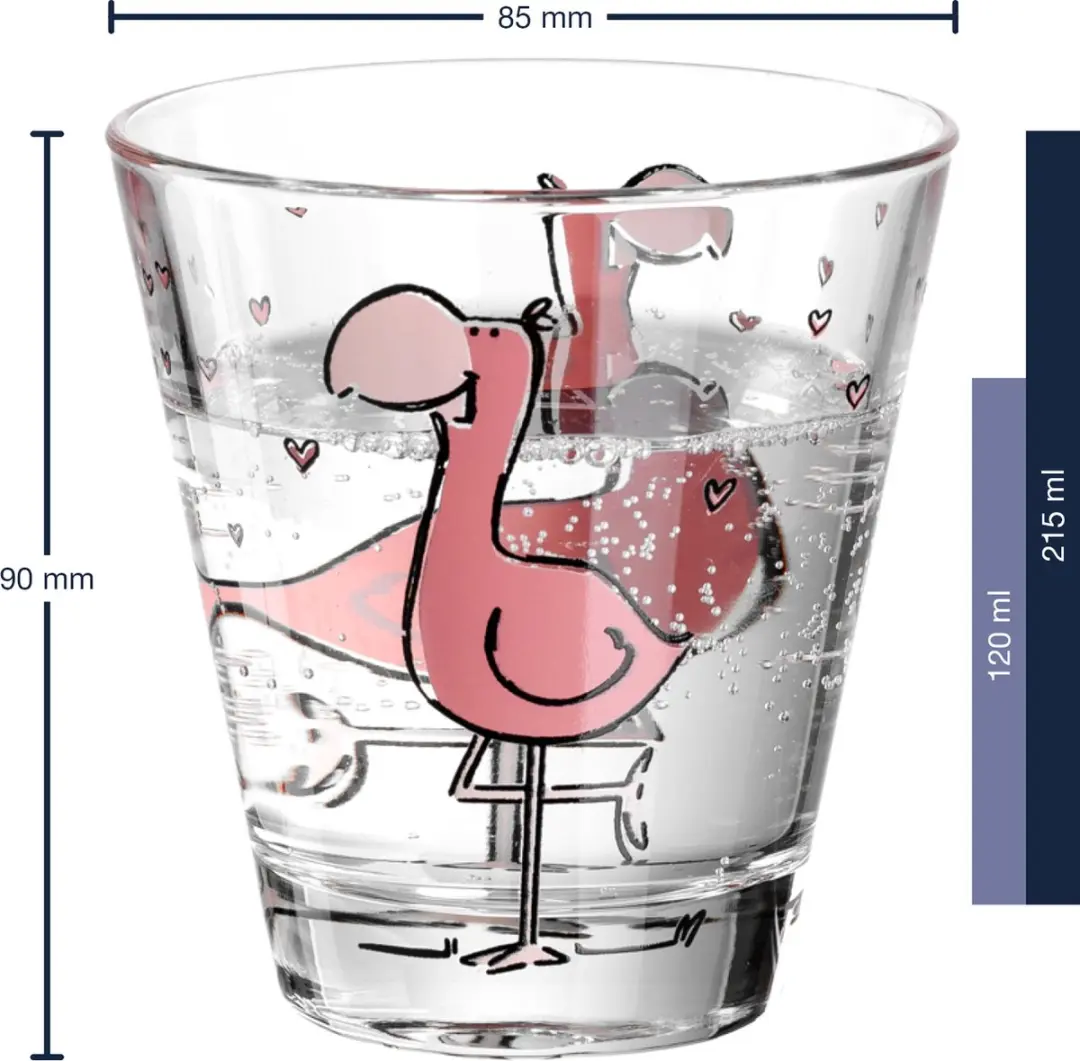 Leonardo Bambini Drinkset Flamingo - 3-delig