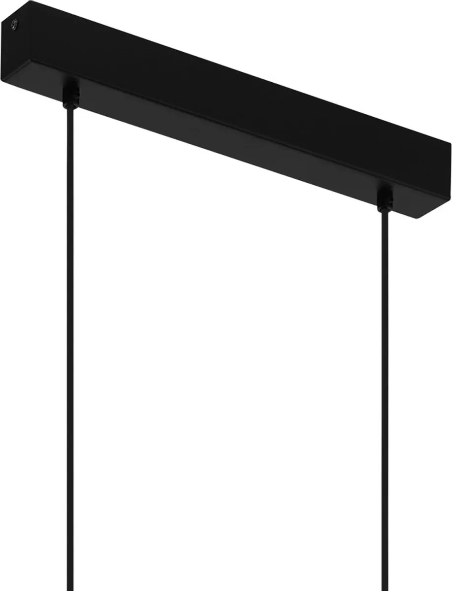 Eglo Hilcott Hanglamp E27 - 5 Lichthoorns - 116 cm - Zwart