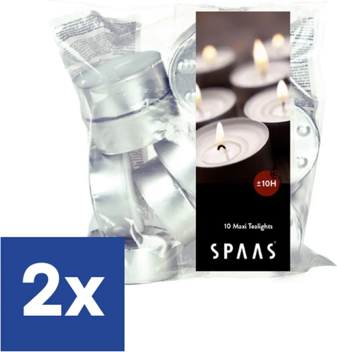 Spaas Theelichtjes Maxi