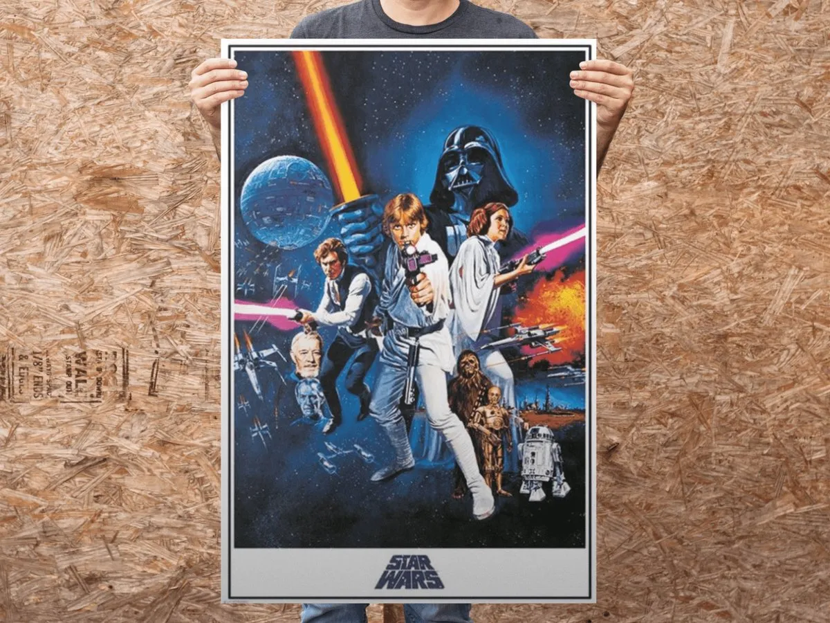 Star Wars A New Hope Poster - One Sheet - Multicolor