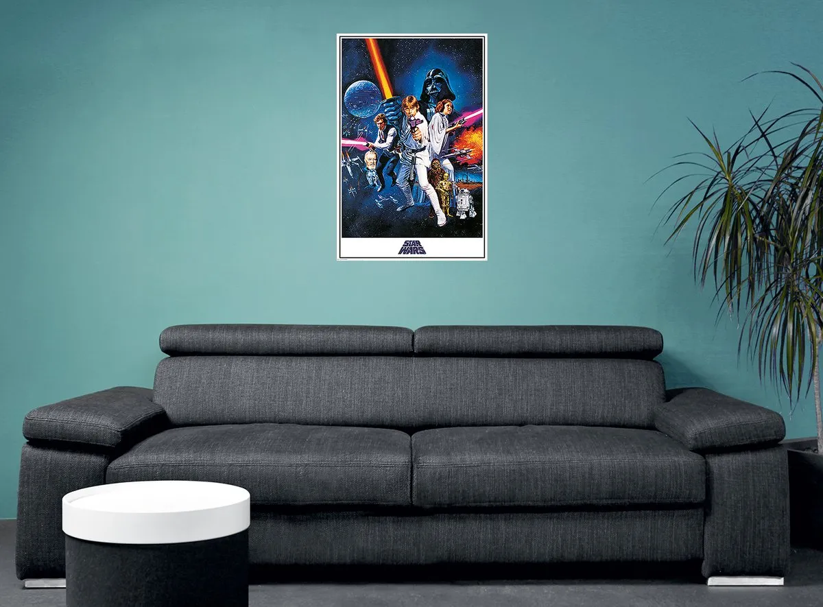 Star Wars A New Hope Poster - One Sheet - Multicolor