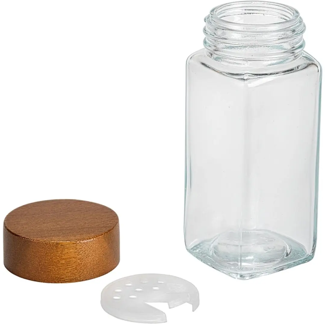 Wenko Glazen Kruidenpotjes Acacia - 1 Stuks - BPA-vrij