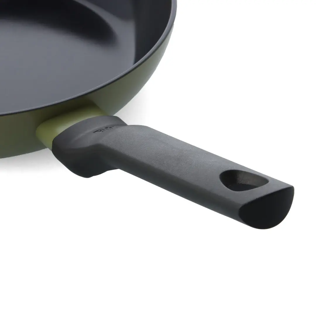 BK Enjoy CC009100-001 Koekenpannenset 2-delig - Inductie/Ovenbestendig 160°C - Olijfgroen