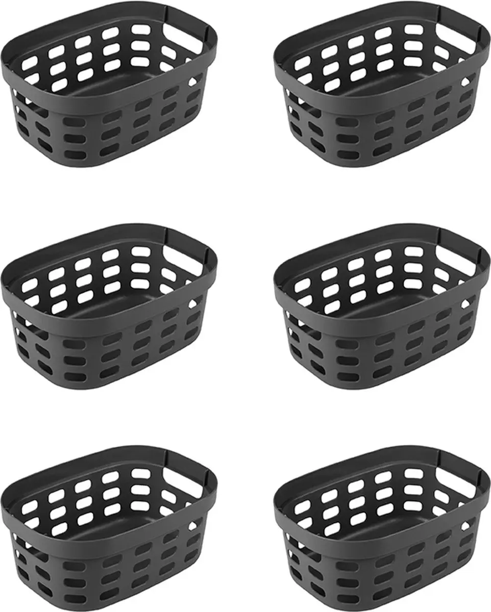 Sunware Sigma Home Mand 5L - 6 Stuks - Antraciet - afbeelding 6 van 6