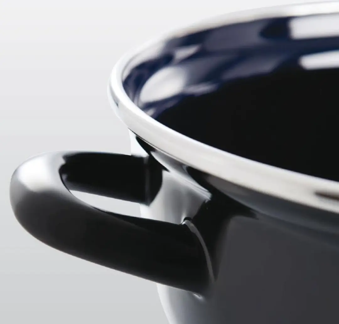 BK Fortalit Emaille Braadpan 20cm - 1.4L - Zwart/Blauw - afbeelding 6 van 6