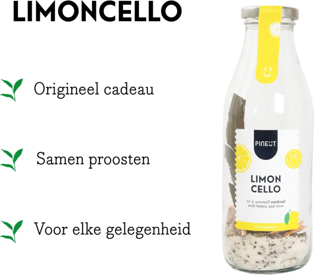 Pineut Limoncello Mix Zelf Maken Set - 1 Stuk