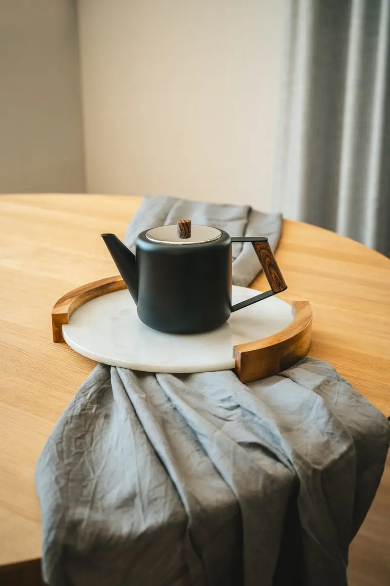 Bredemeijer Theepot Boston Duet Design - 1,1L - Mat Zwart