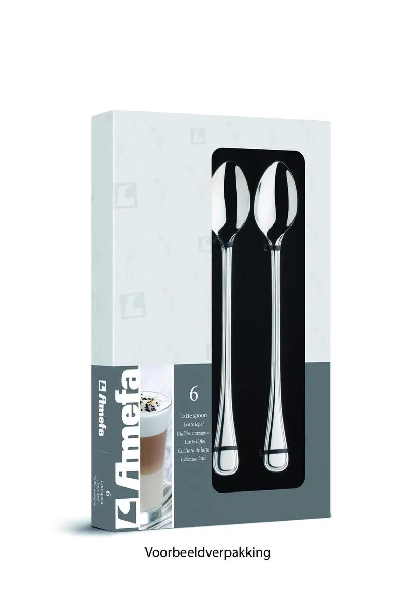 Amefa Baguette Sorbetlepels 19cm - 6 Stuks - Zilver