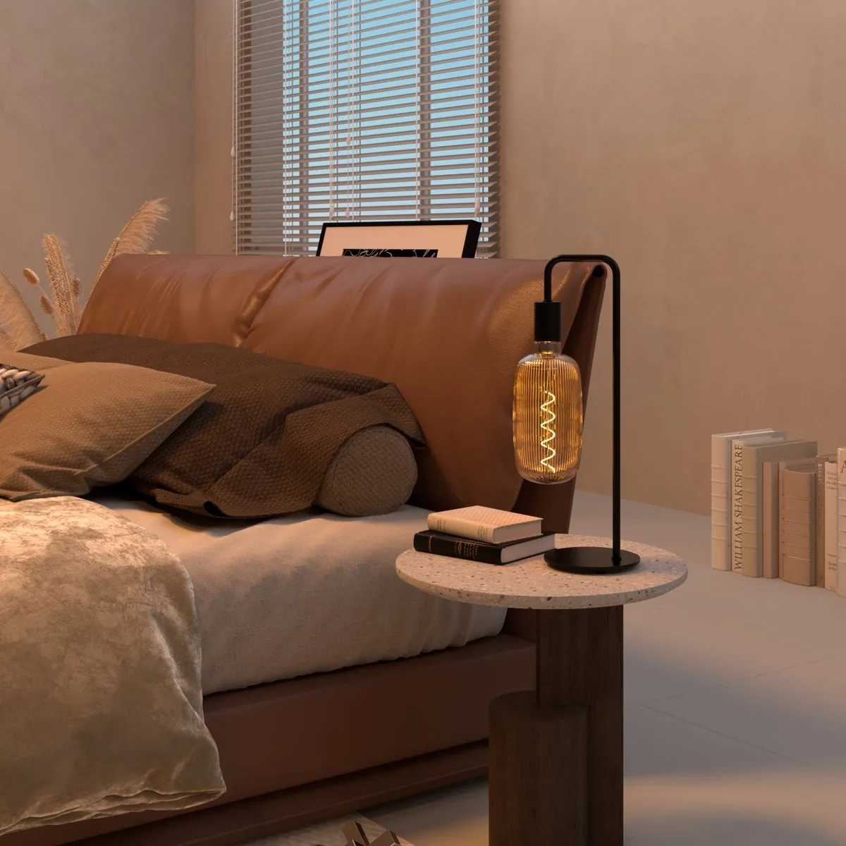 Calex Pulse Lyon LED Lamp E27 - 4W - 1800K - Amber
