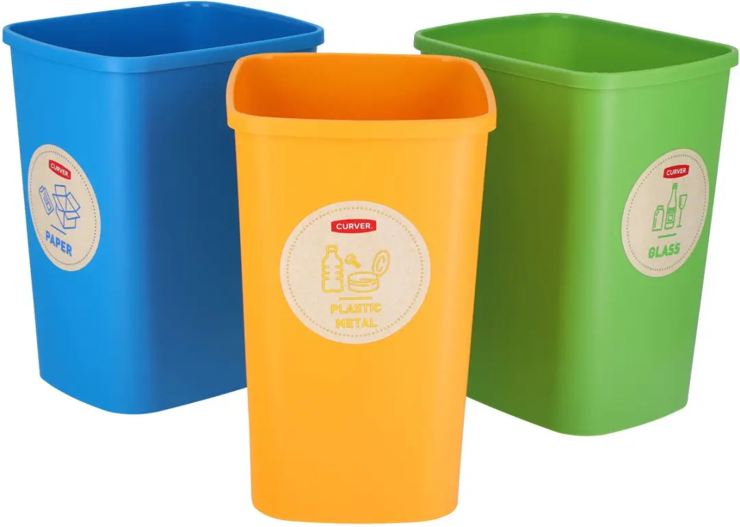 Curver ECO-Friendly Scheidingsbakken Set 3x9L