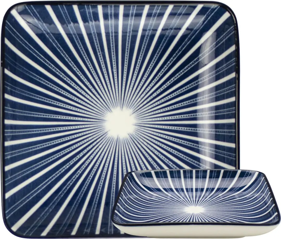 Gusta Schaal Vierkant Stripes 125x125cm