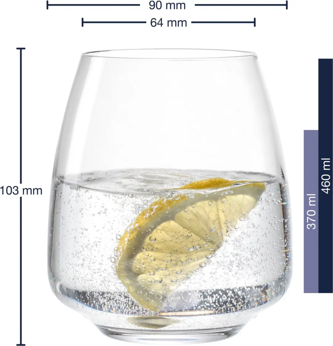 Leonardo Longdrinkglas 460ml - Transparant - 6 Stuks