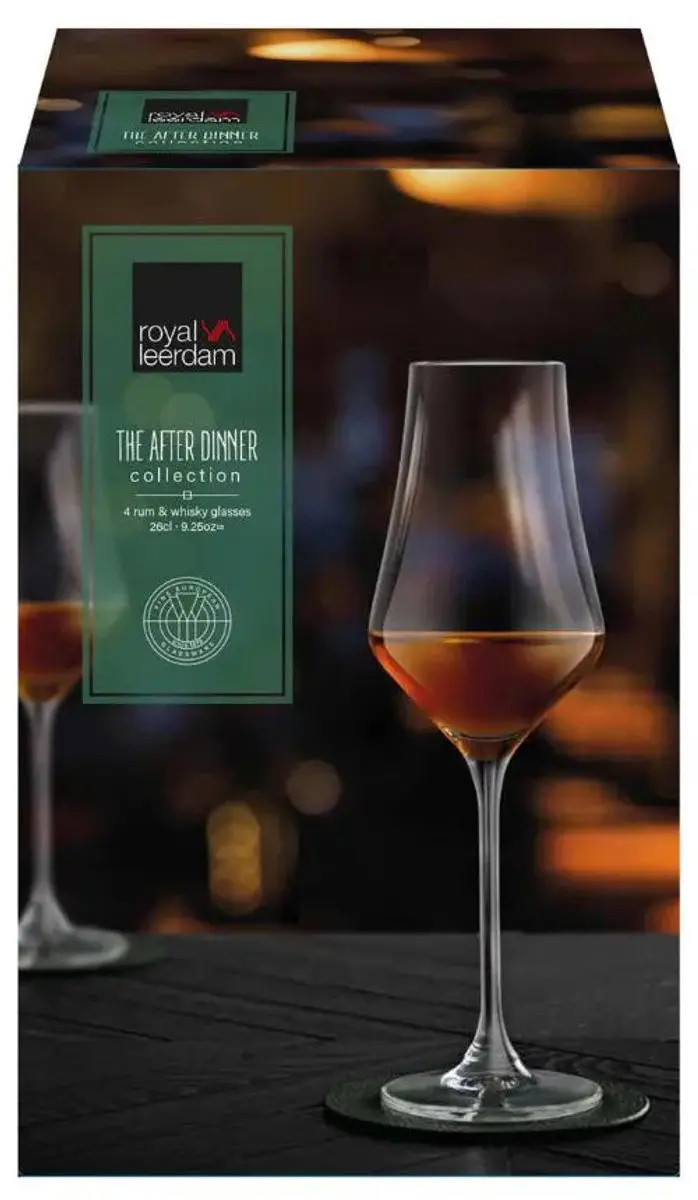 Royal Leerdam Whiskyglazen Set 4x26cl - Transparant