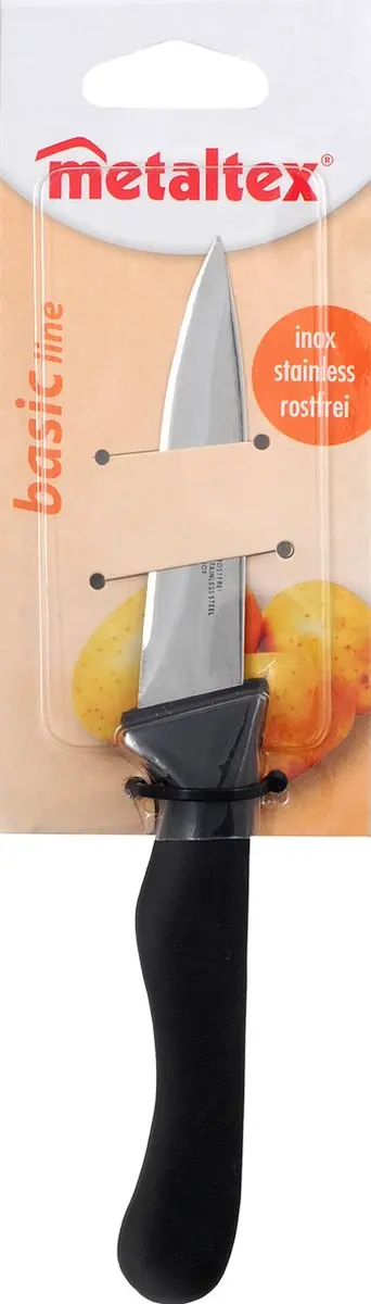 Metaltex Messenset 6 Keukenmessen - 19cm - Zwart