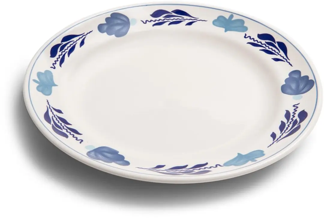 Royal Boch Boerenblauw Bord 25,5cm - 6 Stuks