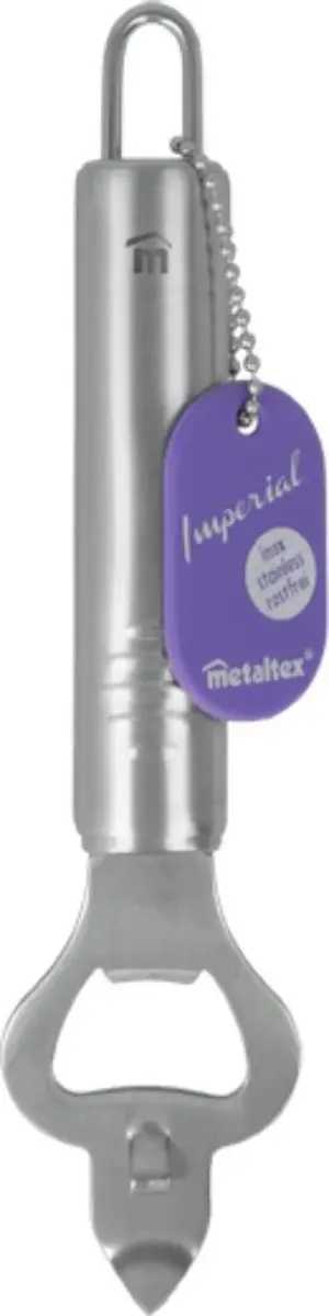 Metaltex Imperial RVS Fles-/Blikopener 19cm - Zilver