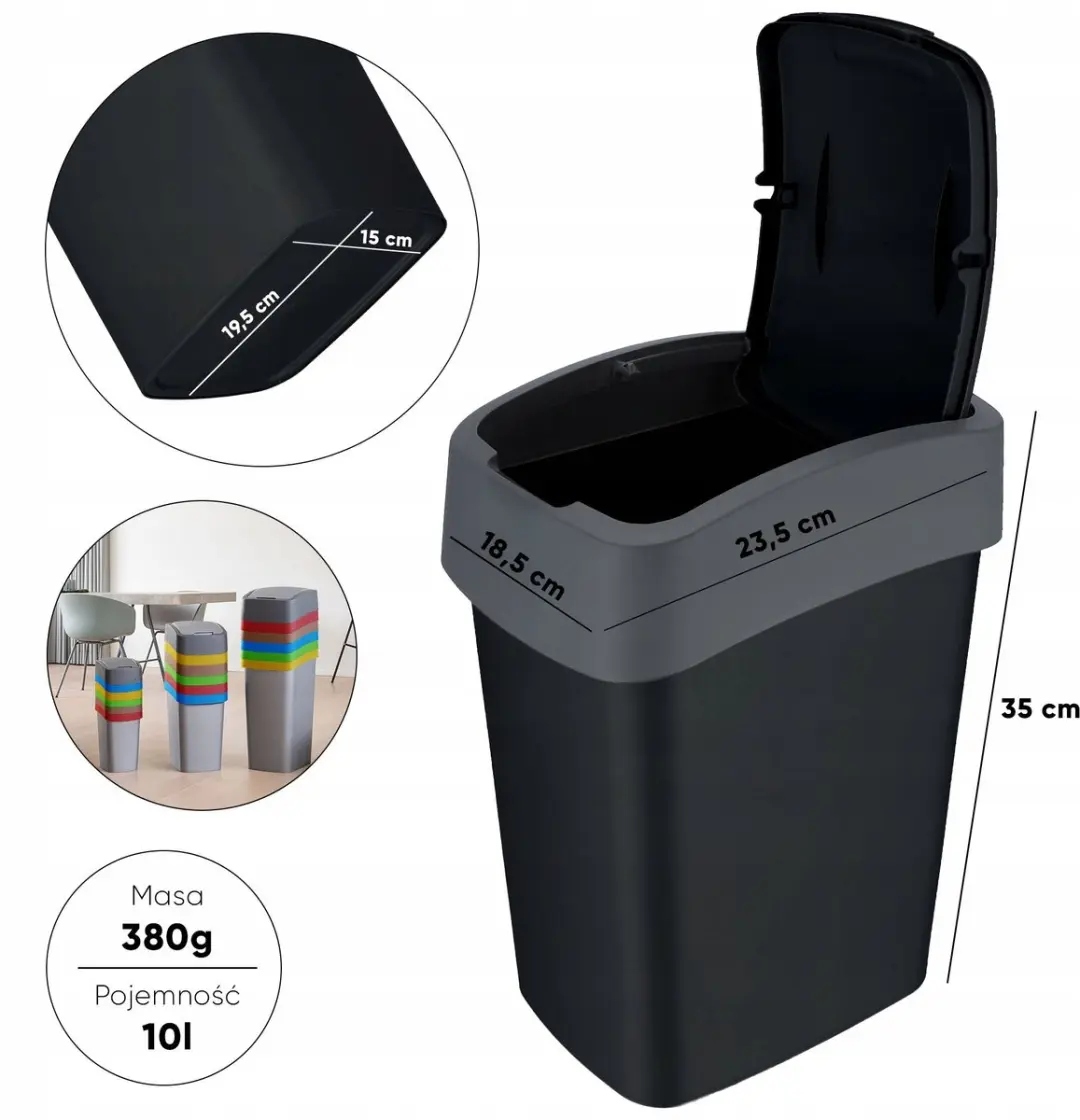 Flip Bin 10L
