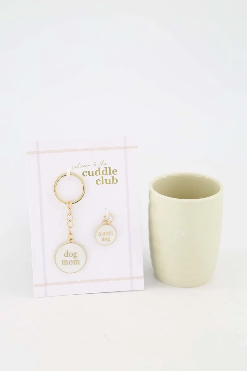 Zusss Cadeauset Koffiemok & Sleutelhanger Dog Mom