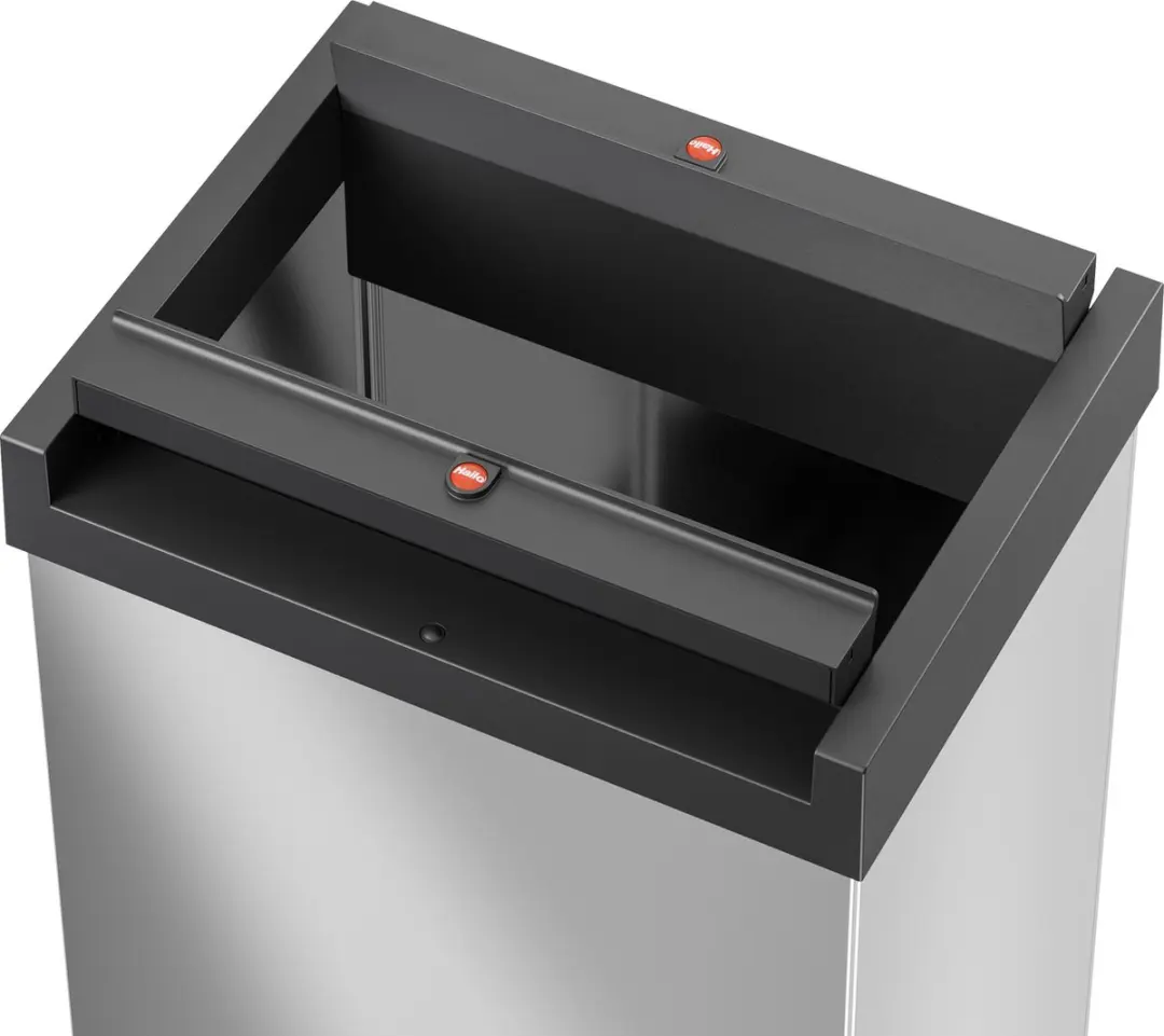 Hailo Big-Box Swing L Prullenbak 40L - RVS